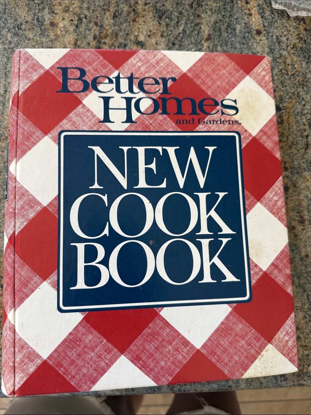 Better Homes And Gardens Red & White Gingham New Cook Book 1989